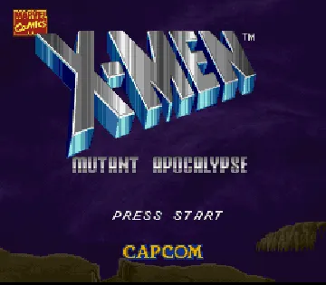 X-Men - Mutant Apocalypse (USA) screen shot title